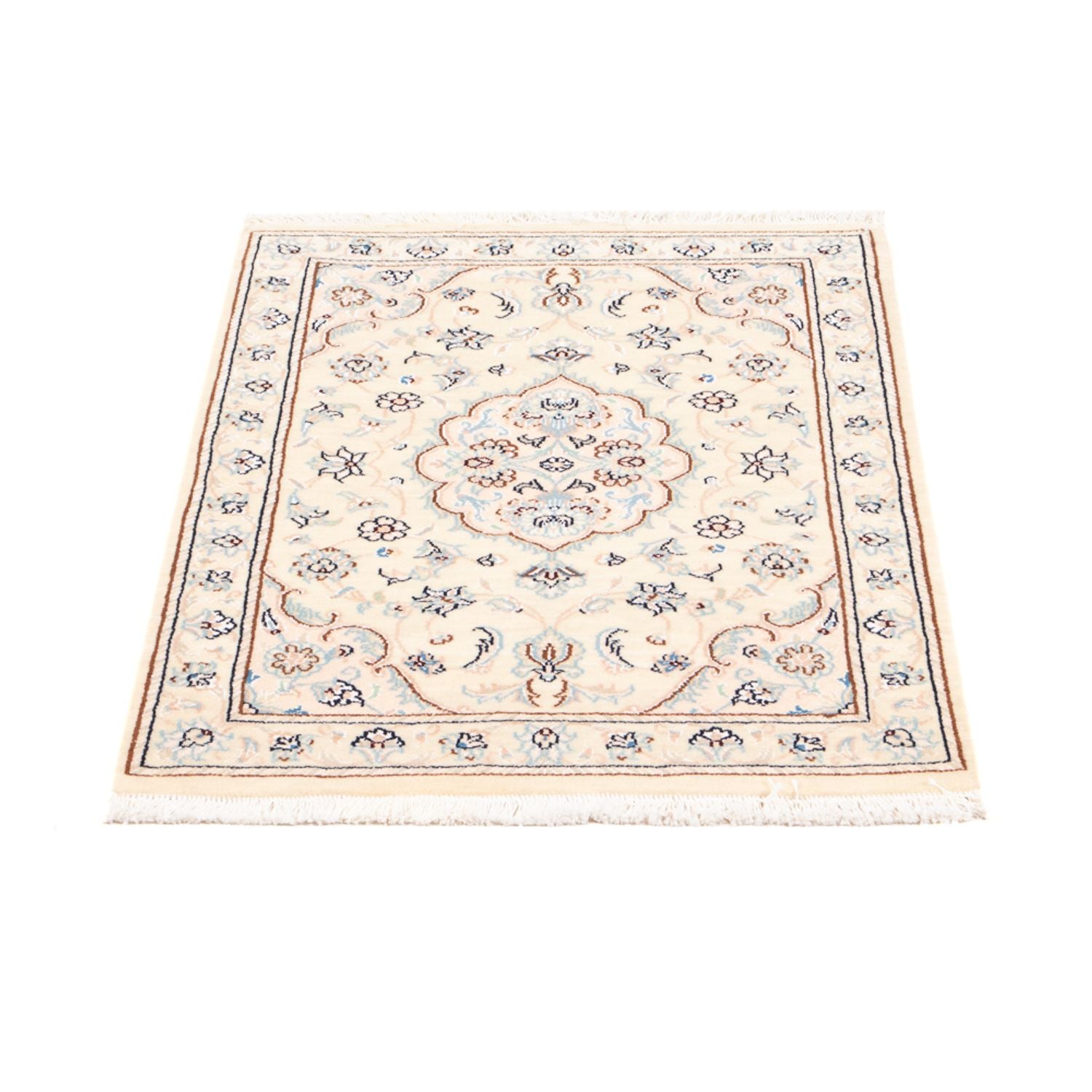 Persisk tæppe - Nain - 90 x 60 cm - beige