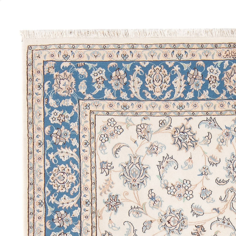 Persisk tæppe - Nain - Premium - 204 x 148 cm - creme