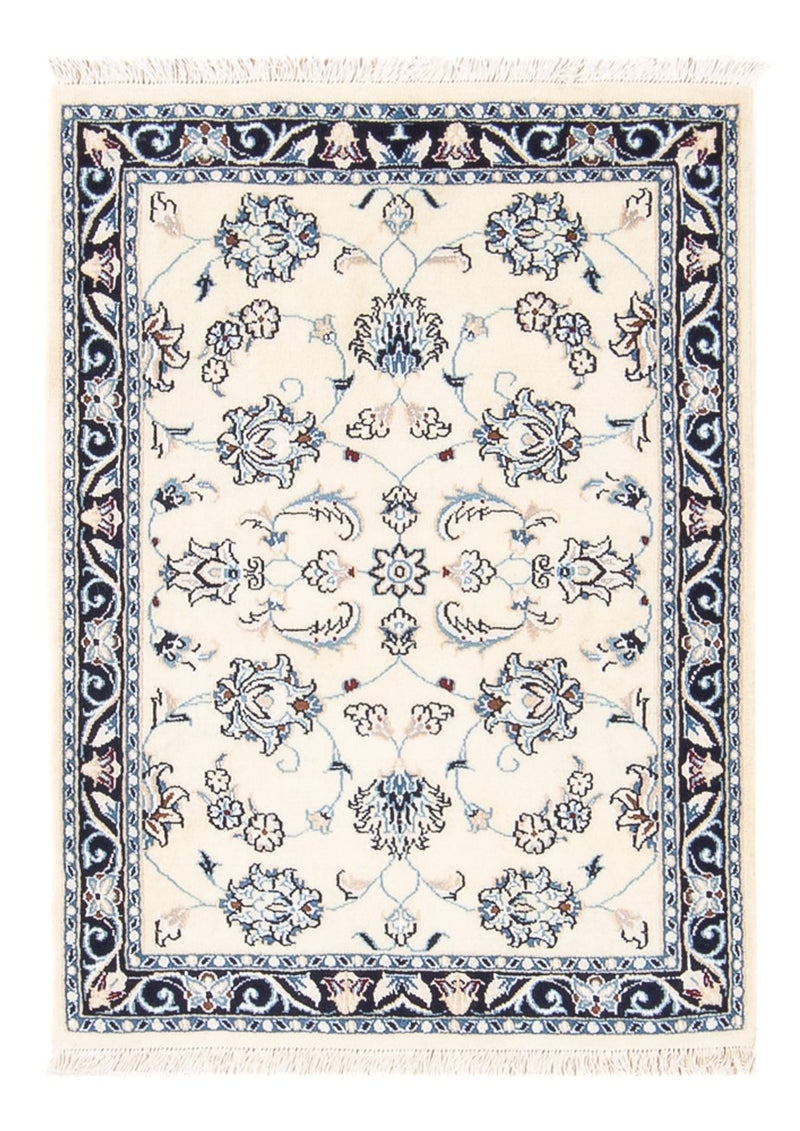 Persisk tæppe - Nain - 85 x 60 cm - creme