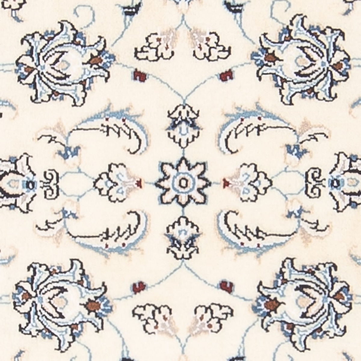 Persisk tæppe - Nain - 85 x 60 cm - creme