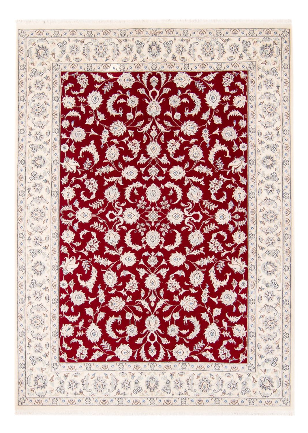 Persisk tæppe - Nain - 237 x 170 cm - rød