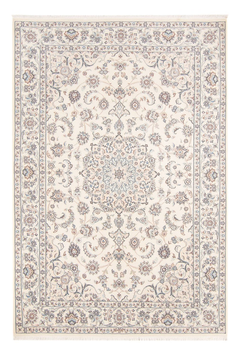Persisk tæppe - Nain - 250 x 168 cm - creme