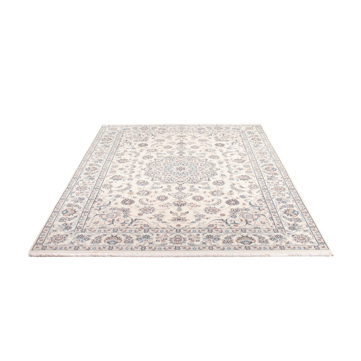 Persisk tæppe - Nain - 250 x 168 cm - creme