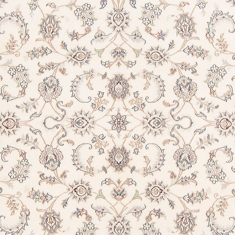 Persisk tæppe - Nain - 242 x 171 cm - creme