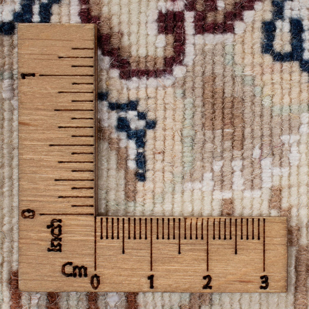 Persisk tæppe - Nain - 242 x 171 cm - creme