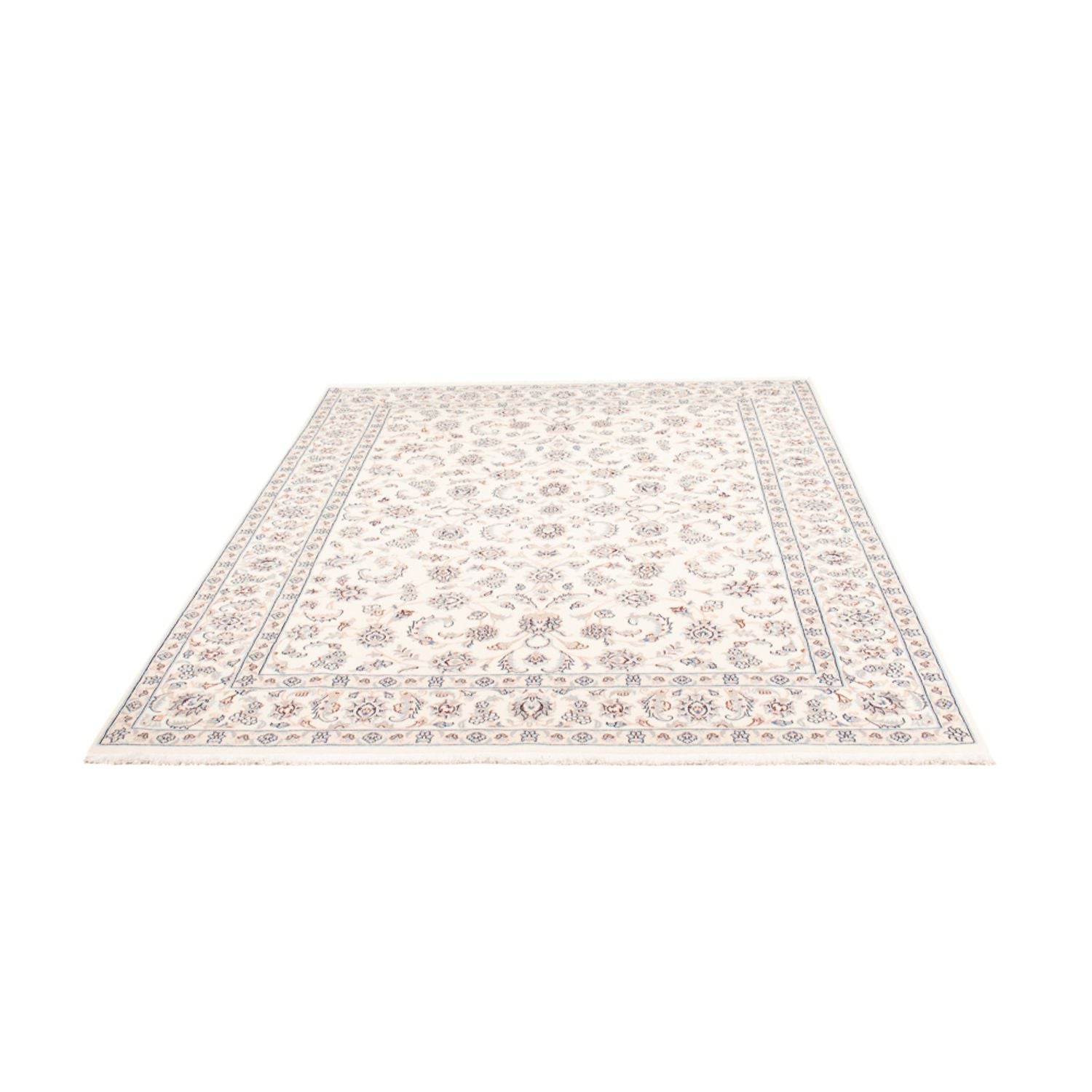 Persisk tæppe - Nain - 240 x 170 cm - creme