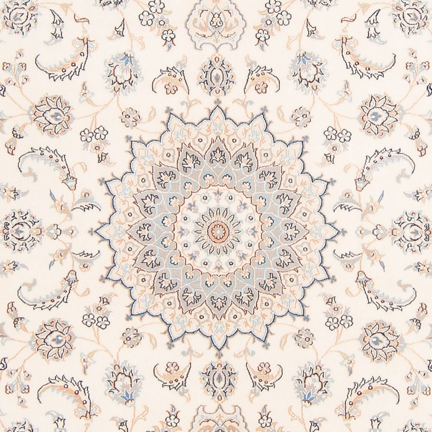Persisk tæppe - Nain - 228 x 170 cm - creme