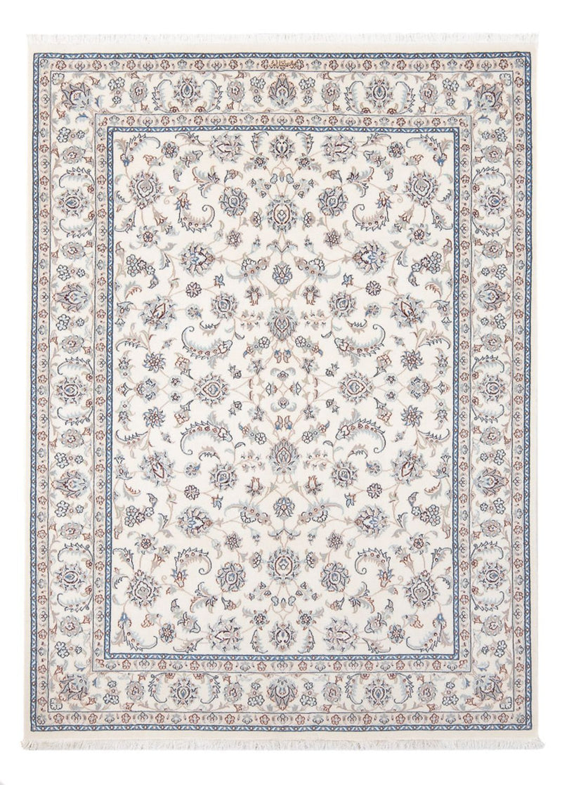 Persisk tæppe - Nain - Premium - 201 x 148 cm - creme