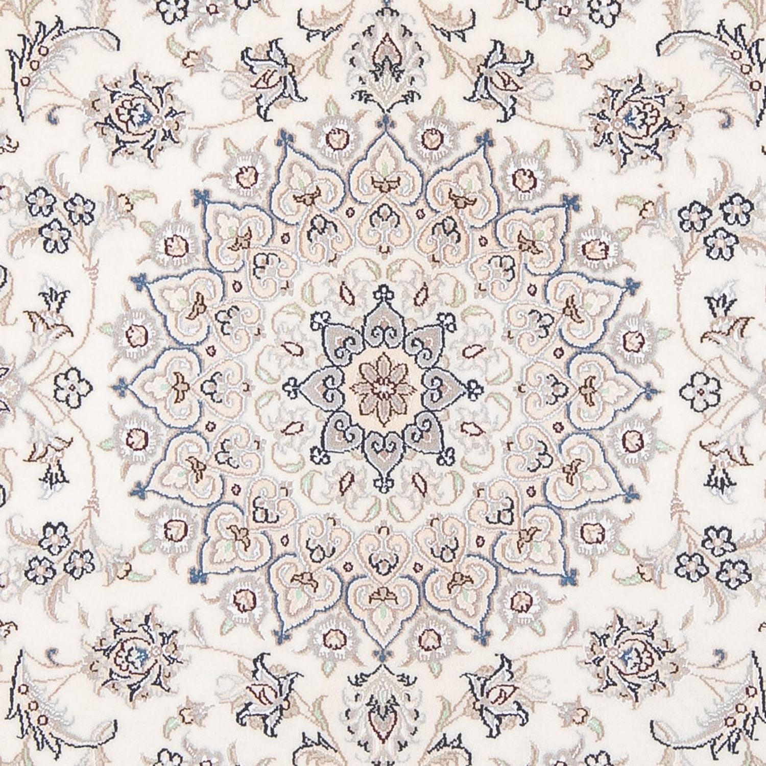 Persisk tæppe - Nain - Premium - 204 x 150 cm - creme