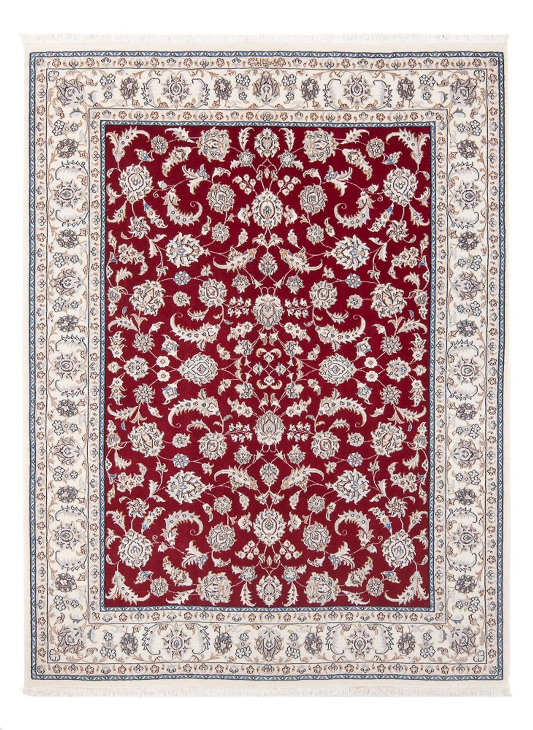 Persisk tæppe - Nain - Premium - 200 x 152 cm - rød