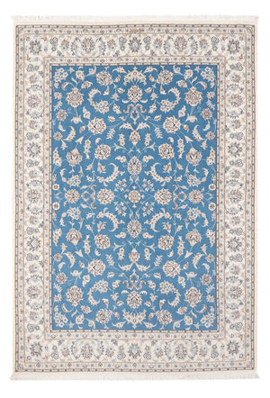 Persisk tæppe - Nain - Premium - 203 x 150 cm - blå