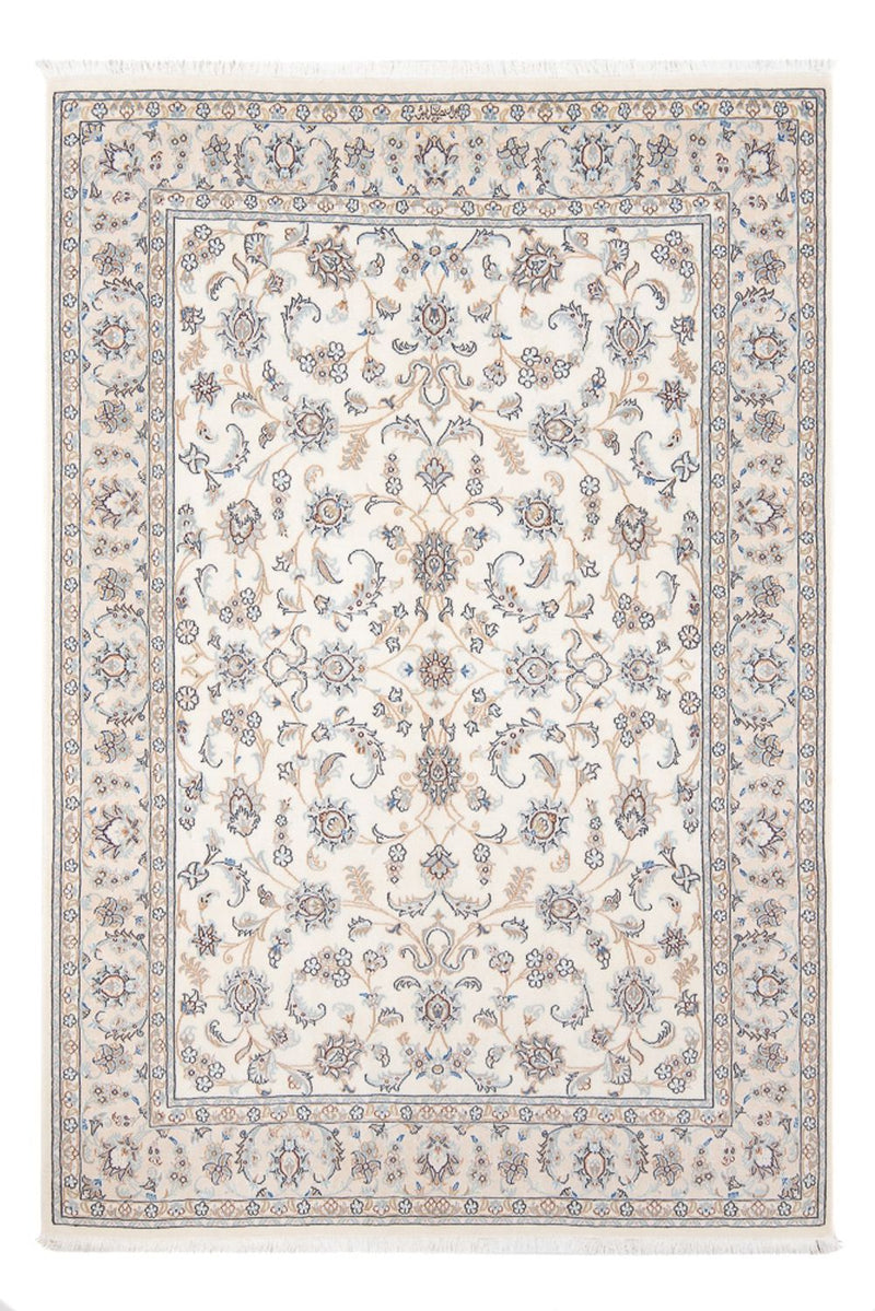 Persisk tæppe - Nain - Premium - 208 x 150 cm - creme