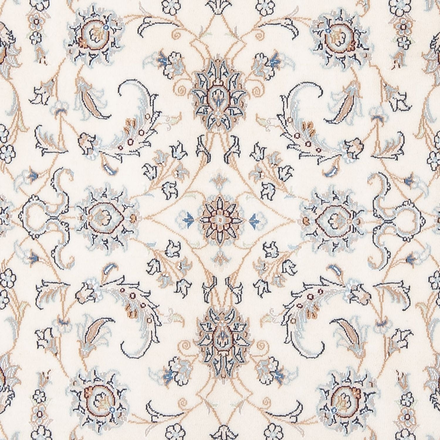 Persisk tæppe - Nain - Premium - 208 x 150 cm - creme