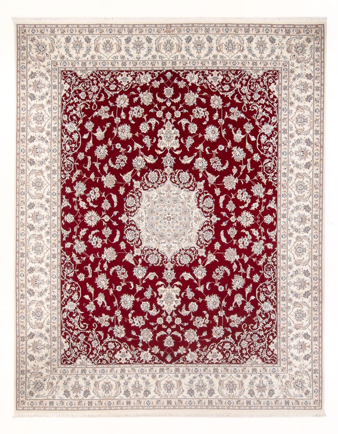 Persisk tæppe - Nain - Premium - 295 x 250 cm - rød