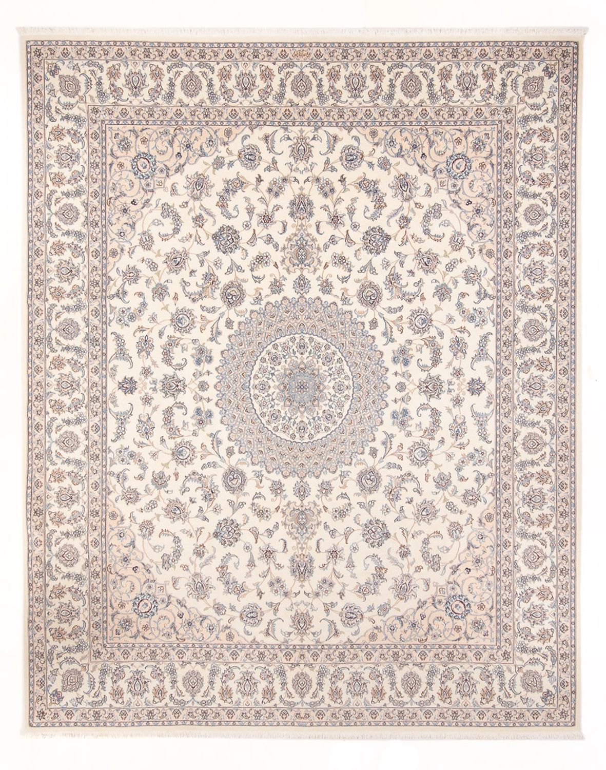 Persisk tæppe - Nain - Premium - 297 x 250 cm - creme