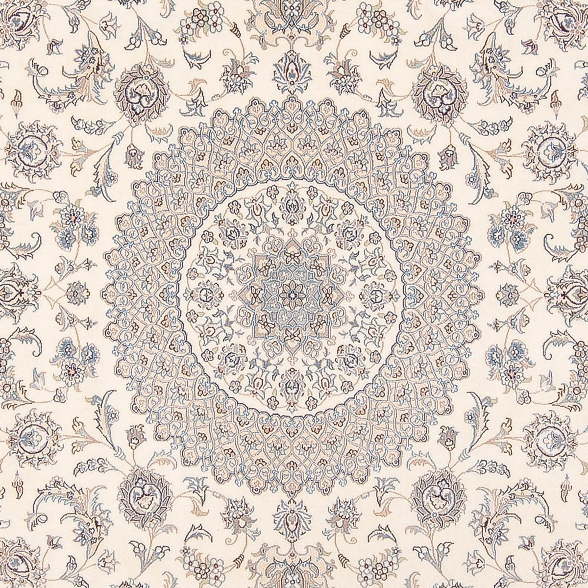 Persisk tæppe - Nain - Premium - 297 x 250 cm - creme
