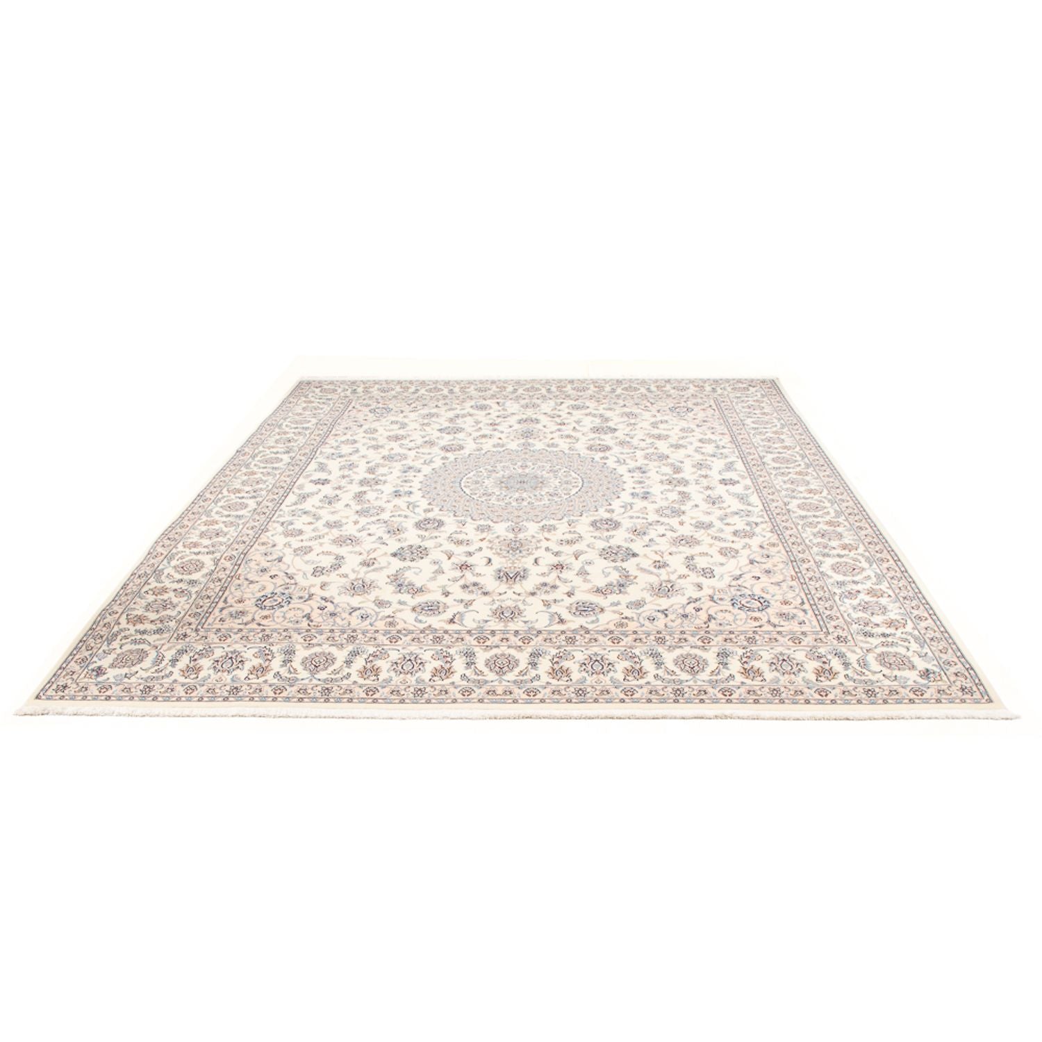 Persisk tæppe - Nain - Premium - 297 x 250 cm - creme