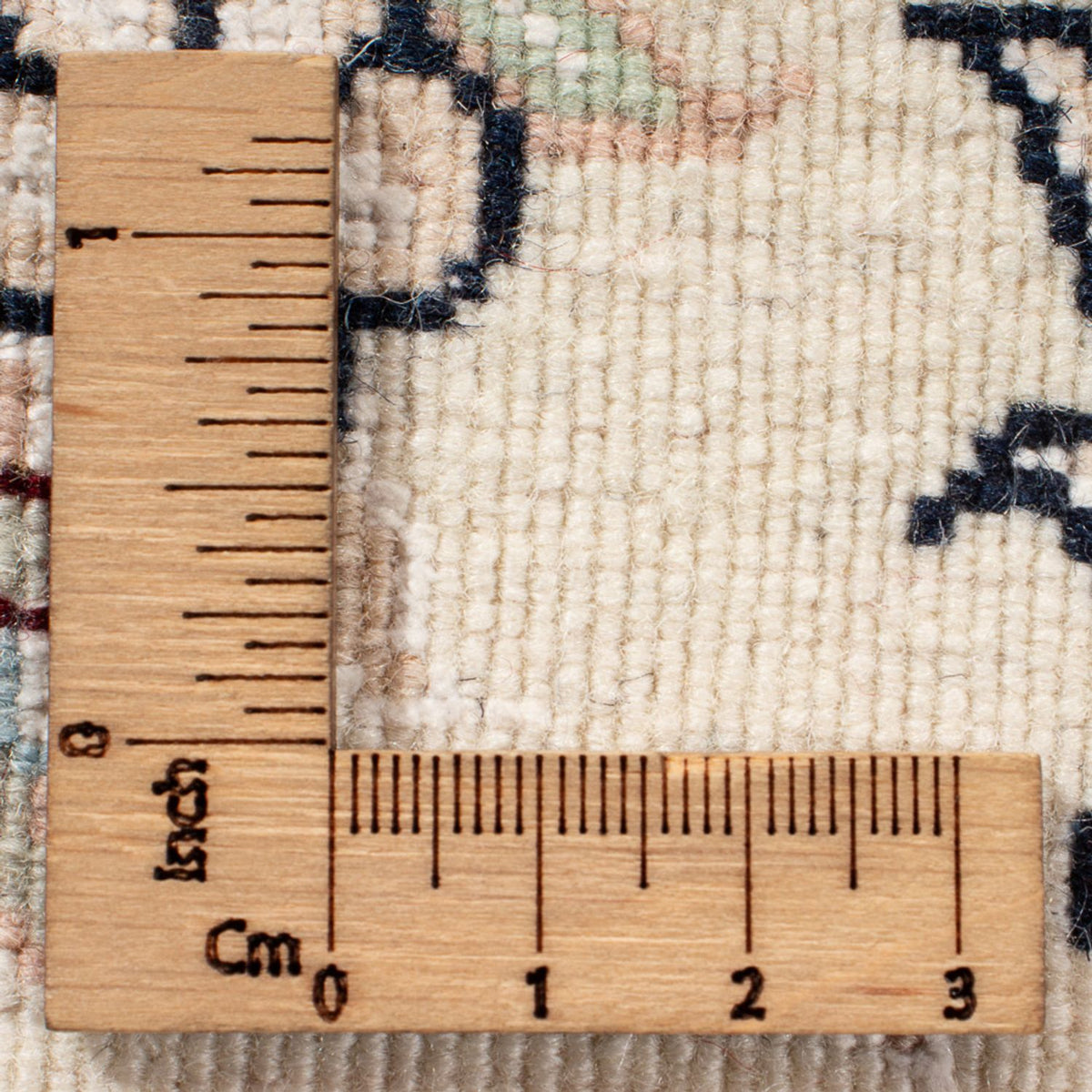 Persisk tæppe - Nain - Premium - 296 x 247 cm - mørkeblå