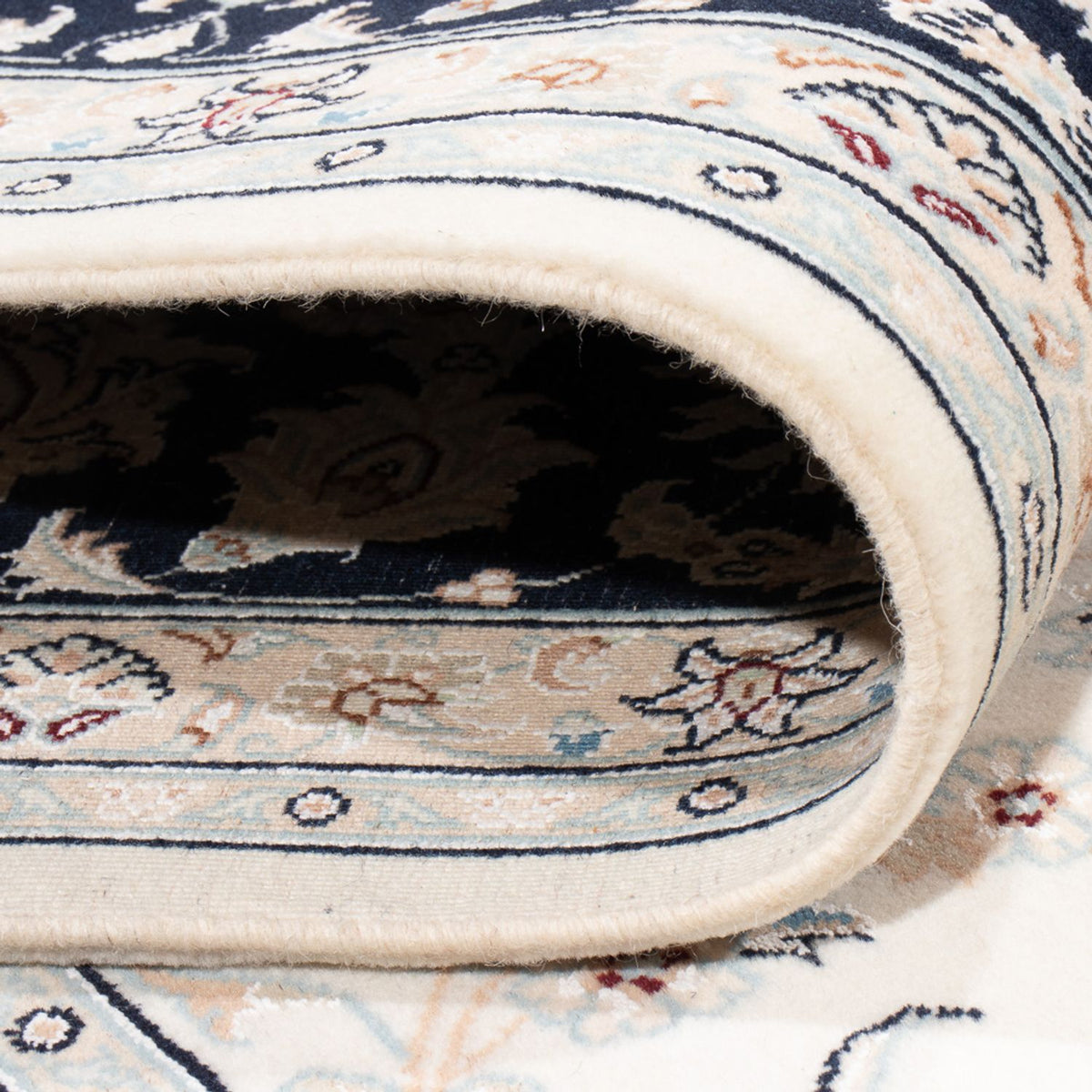 Persisk tæppe - Nain - Premium - 307 x 252 cm - creme