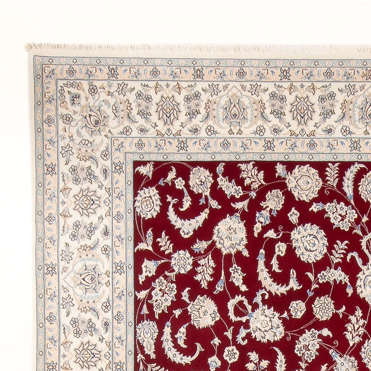 Persisk tæppe - Nain - Premium - 315 x 250 cm - rød