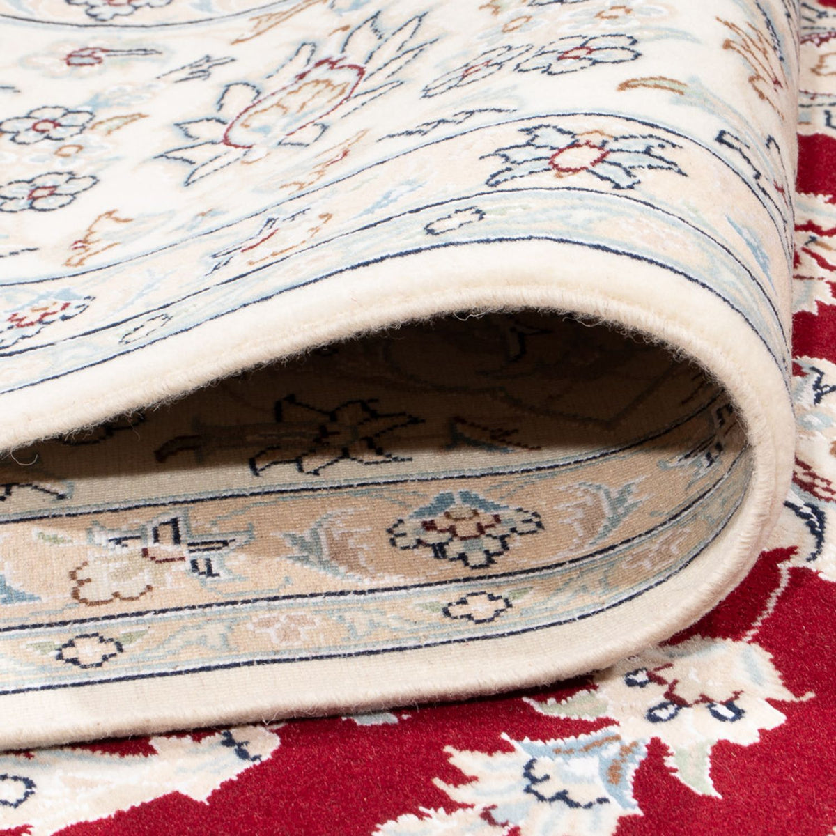 Persisk tæppe - Nain - Premium - 315 x 250 cm - rød