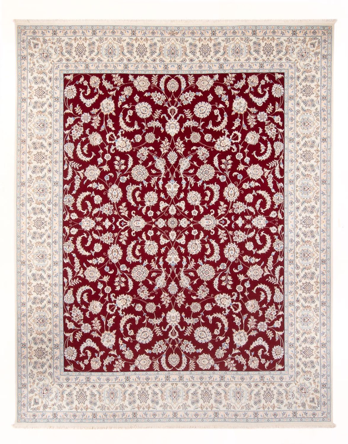 Persisk tæppe - Nain - Premium - 306 x 249 cm - rød