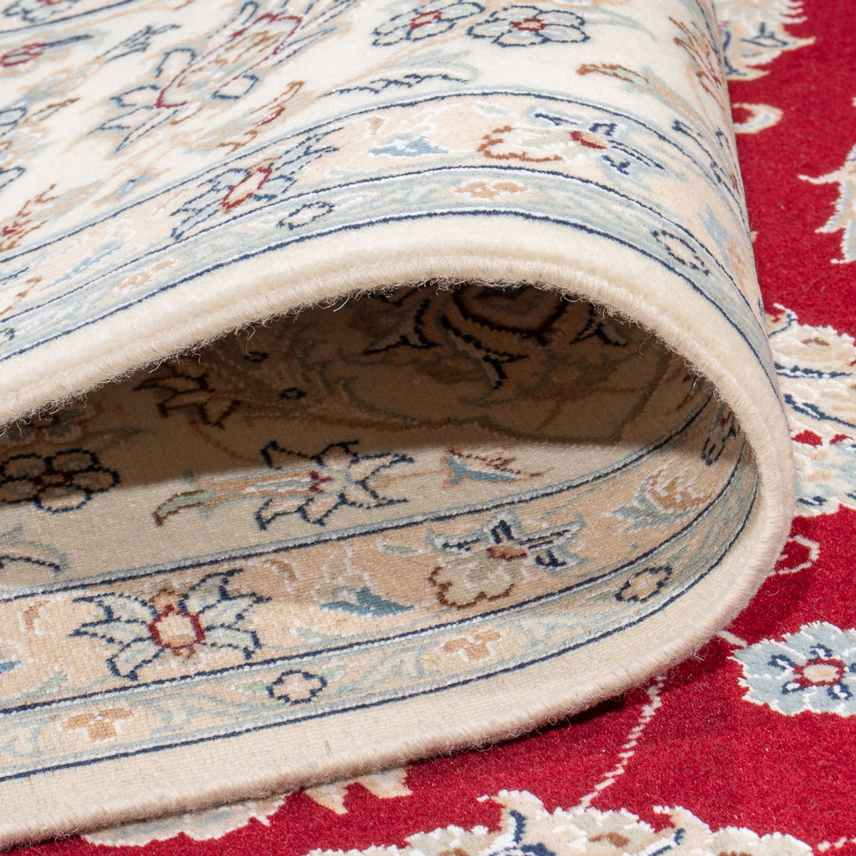 Persisk tæppe - Nain - Premium - 306 x 249 cm - rød