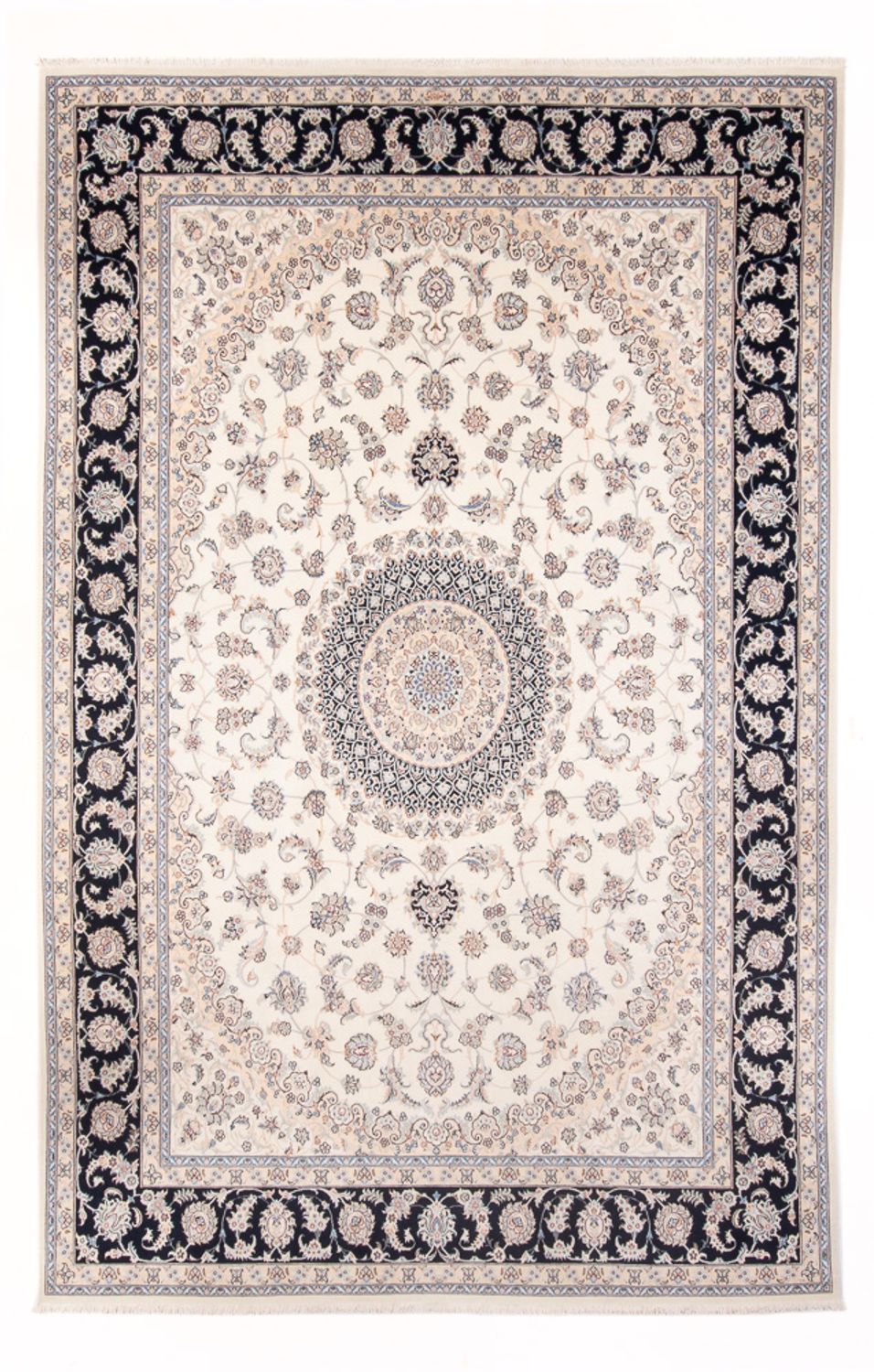 Persisk tæppe - Nain - Premium - 350 x 251 cm - creme