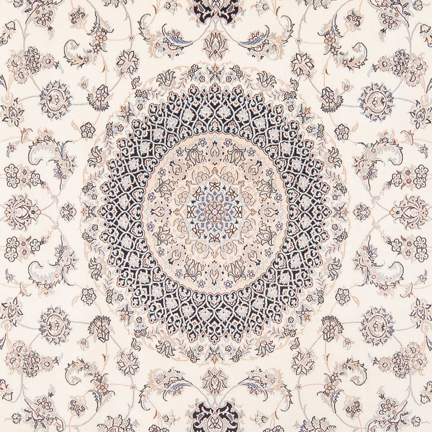 Persisk tæppe - Nain - Premium - 350 x 251 cm - creme