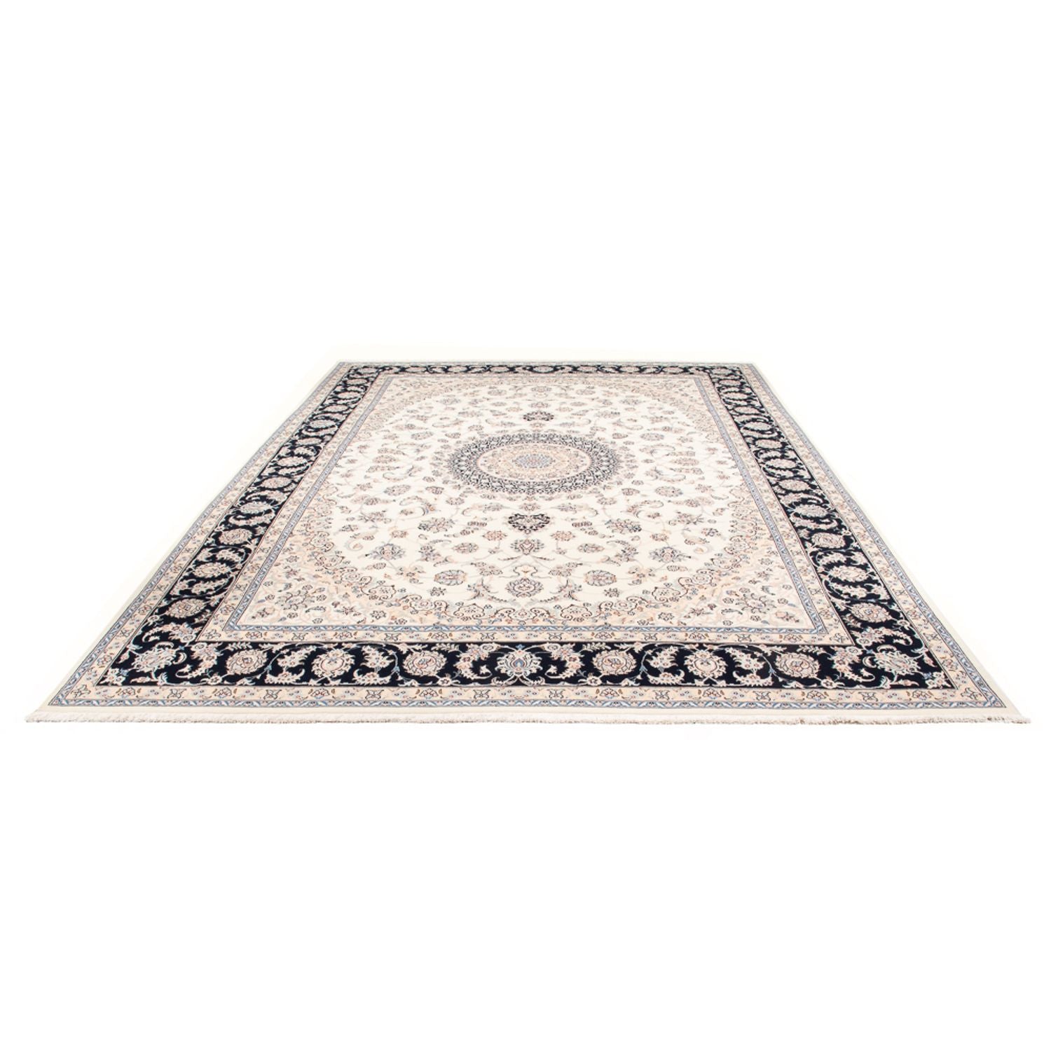 Persisk tæppe - Nain - Premium - 350 x 251 cm - creme