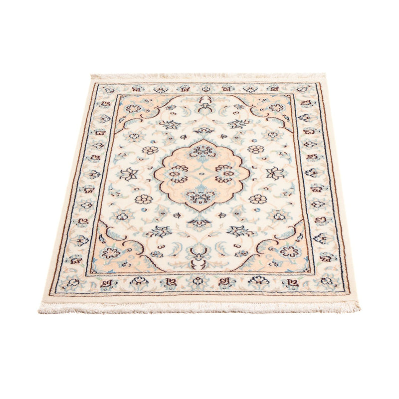 Persisk tæppe - Nain - 92 x 59 cm - creme