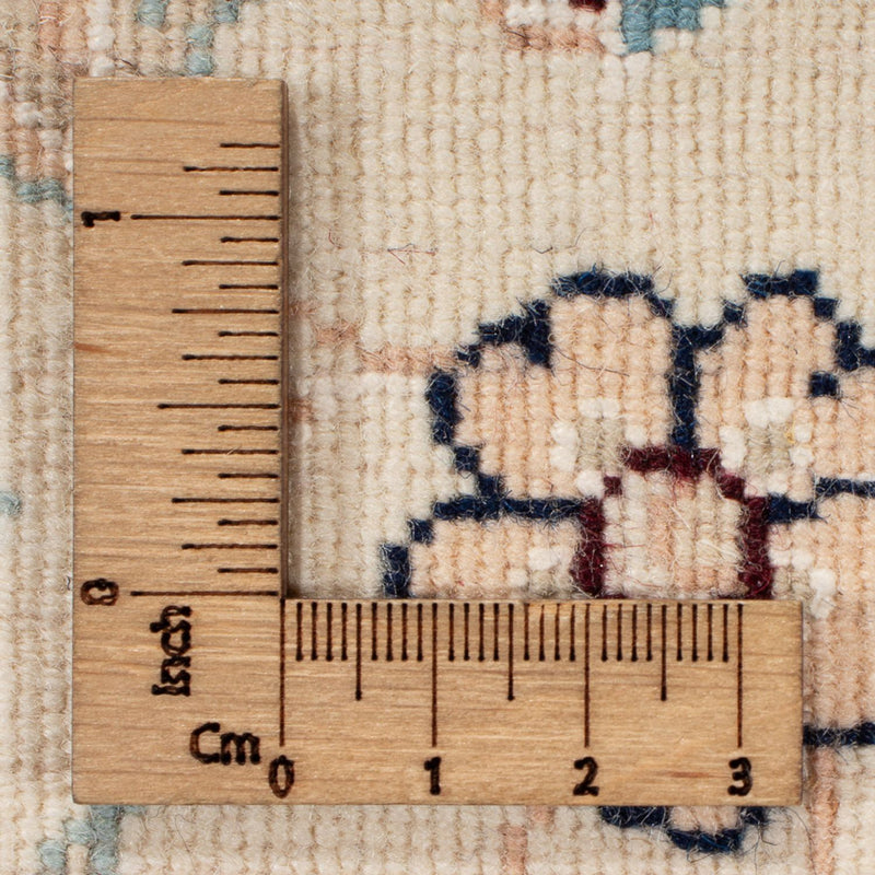 Persisk tæppe - Nain - 92 x 59 cm - creme