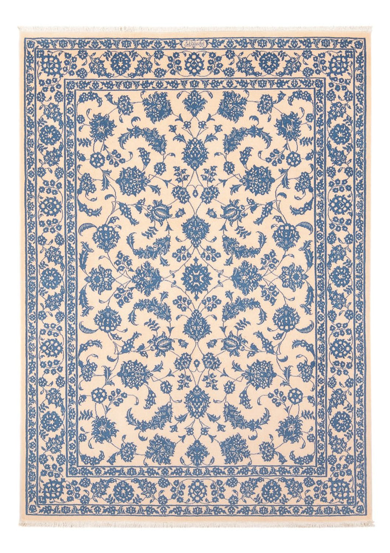 Persisk tæppe - Nain - Premium - 200 x 150 cm - lys beige