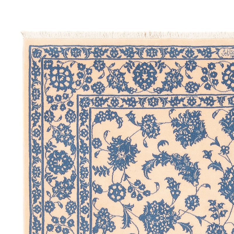 Persisk tæppe - Nain - Premium - 200 x 150 cm - lys beige