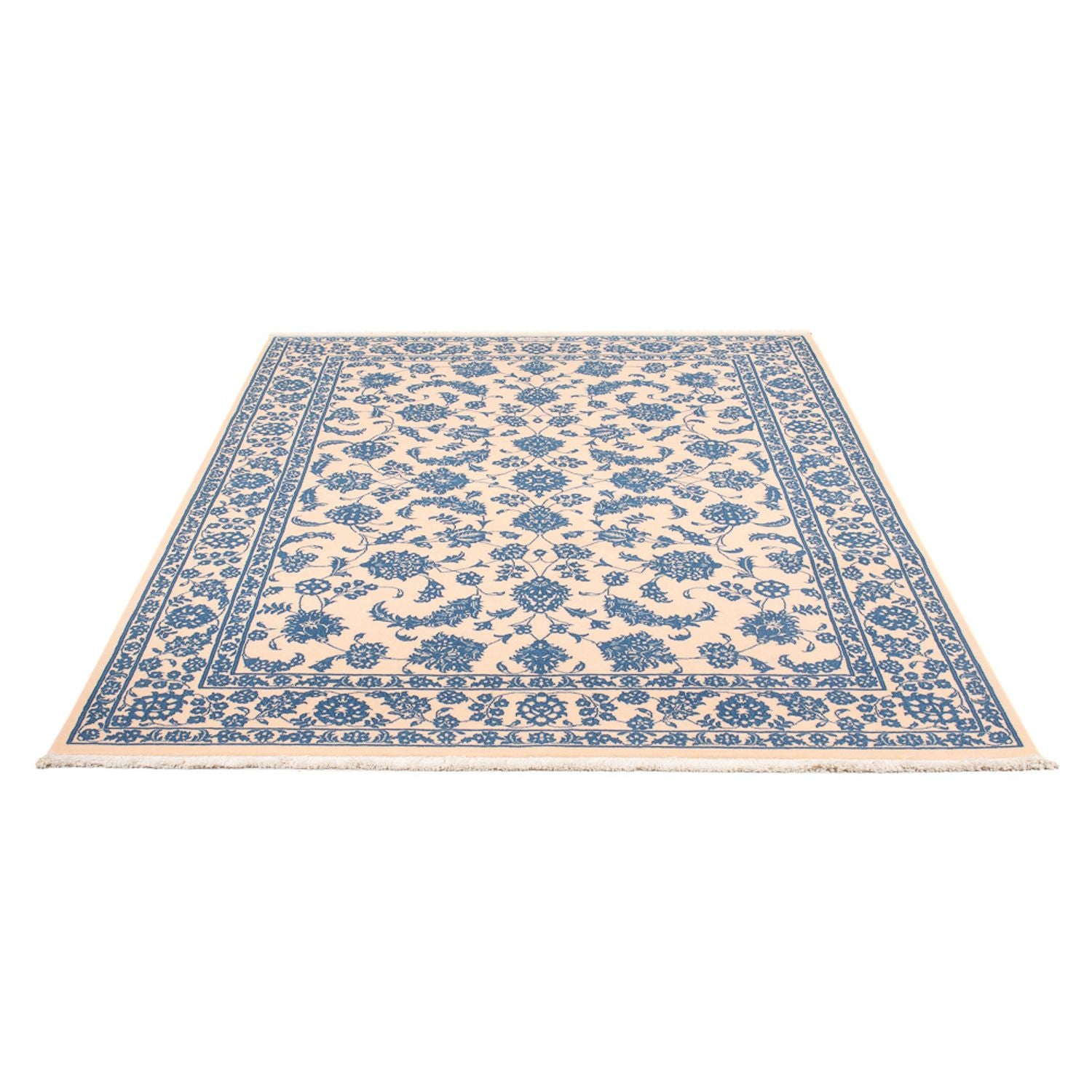 Persisk tæppe - Nain - Premium - 200 x 150 cm - lys beige