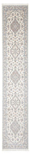 Løber Persisk tæppe - Nain - Premium - 398 x 88 cm - creme