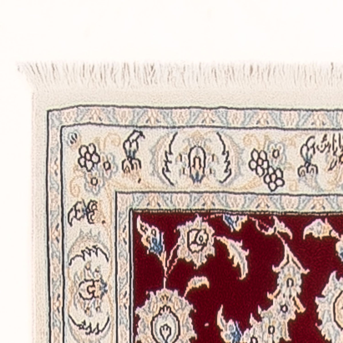 Løber Persisk tæppe - Nain - Premium - 297 x 83 cm - rød