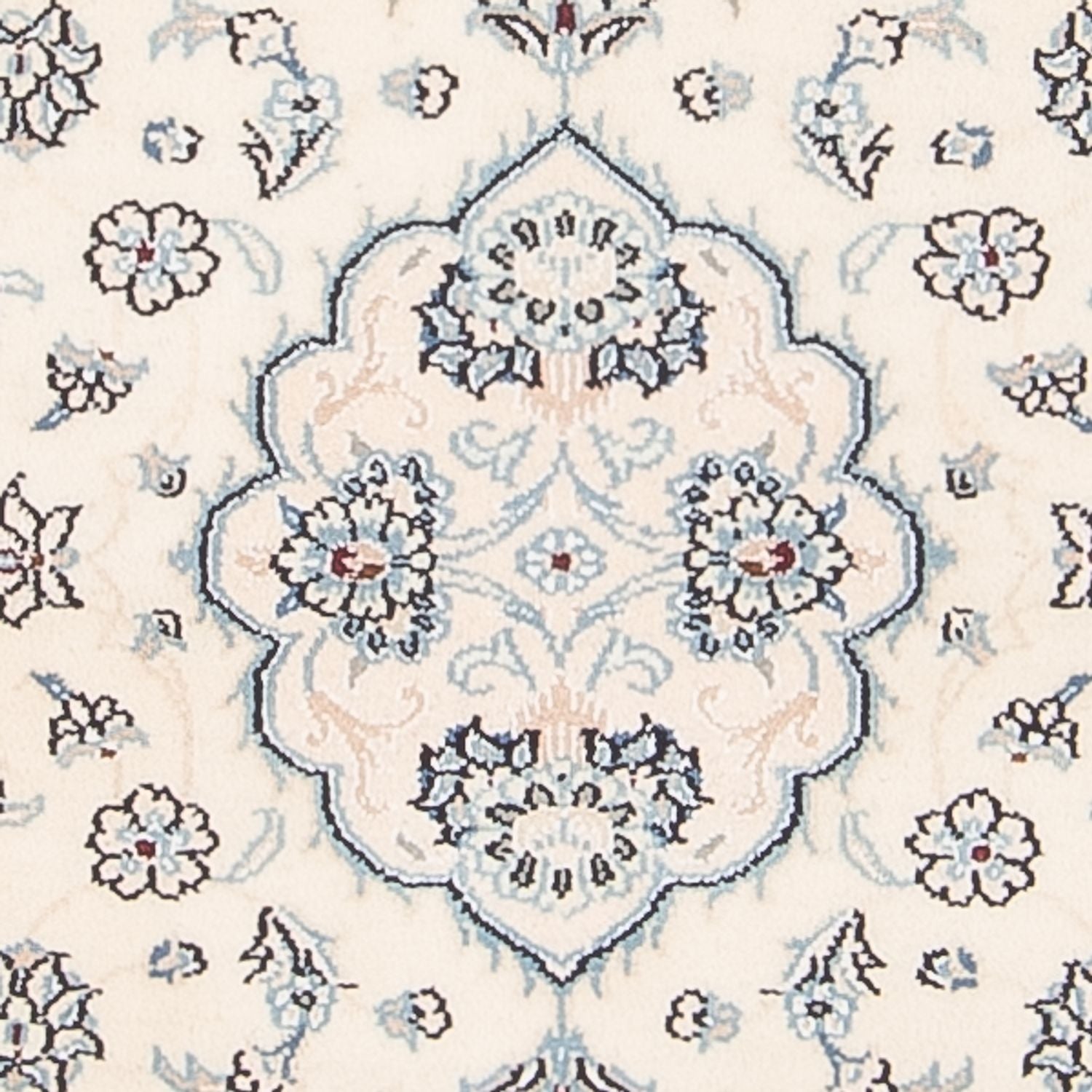 Persisk tæppe - Nain - 96 x 61 cm - creme