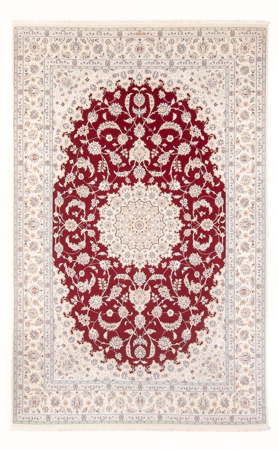 Persisk tæppe - Nain - Premium - 301 x 200 cm - rød