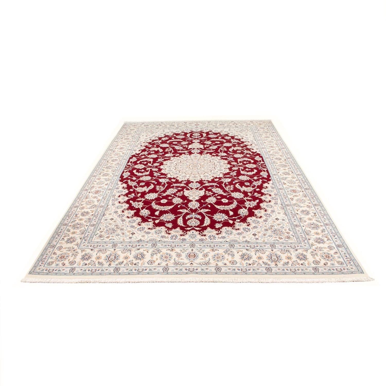 Persisk tæppe - Nain - Premium - 301 x 200 cm - rød