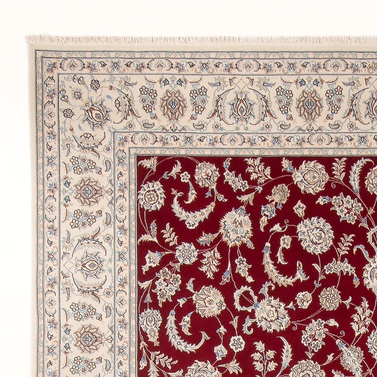 Persisk tæppe - Nain - Premium - 312 x 247 cm - rød