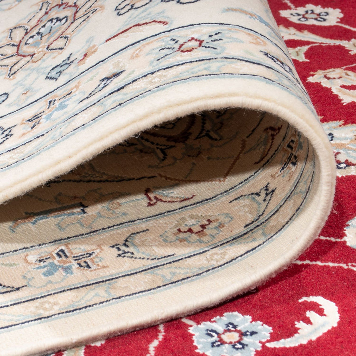 Persisk tæppe - Nain - Premium - 312 x 247 cm - rød