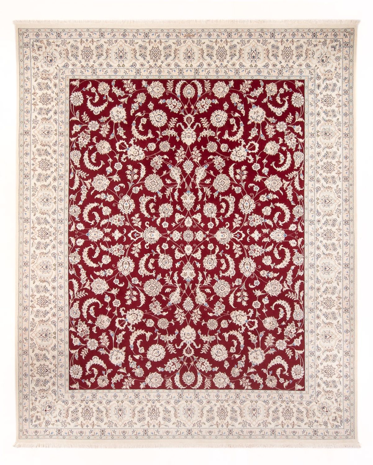 Persisk tæppe - Nain - Premium - 307 x 250 cm - rød
