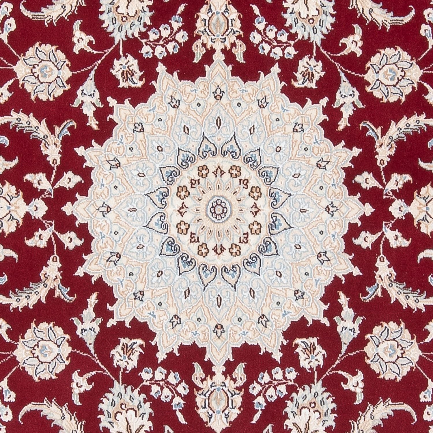 Persisk tæppe - Nain - Premium - 205 x 135 cm - rød