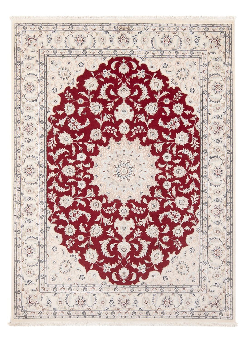 Persisk tæppe - Nain - Premium - 200 x 148 cm - rød