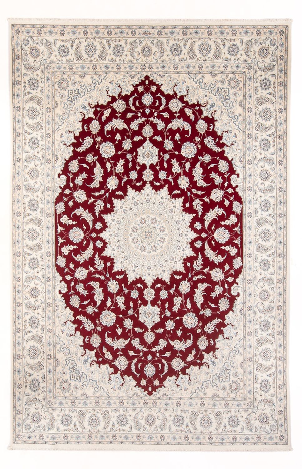 Persisk tæppe - Nain - Premium - 351 x 249 cm - rød