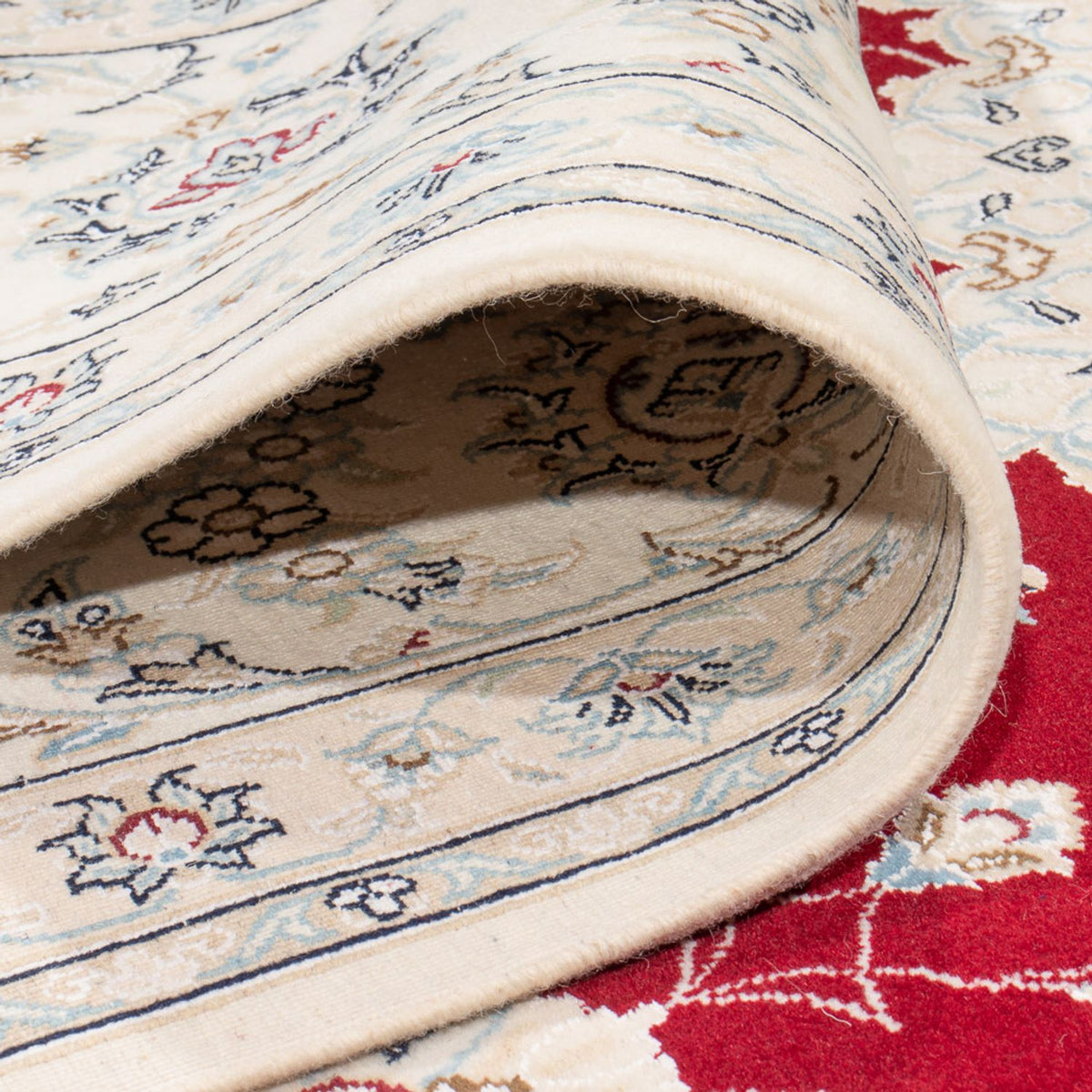 Persisk tæppe - Nain - Premium - 351 x 249 cm - rød