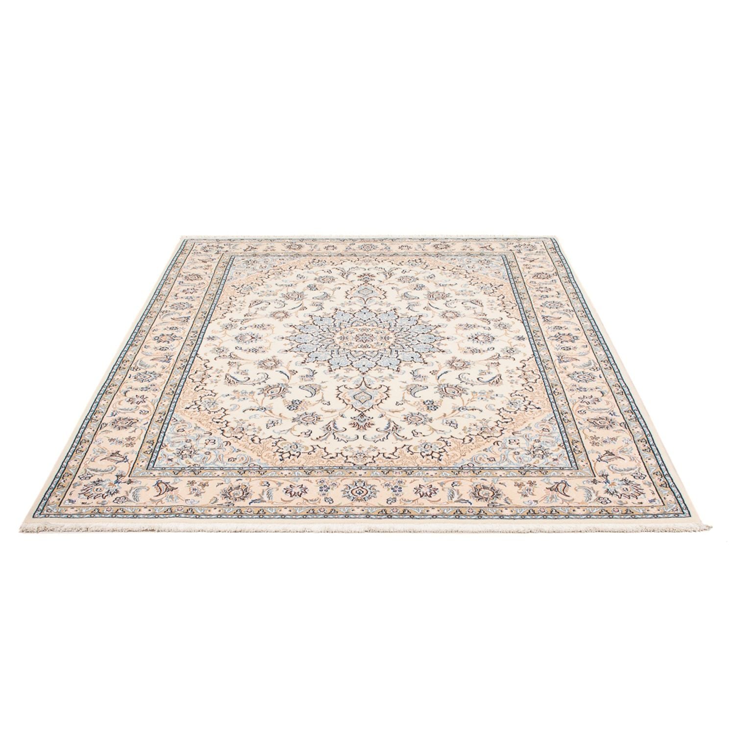 Persisk tæppe - Nain - Premium - 205 x 149 cm - creme