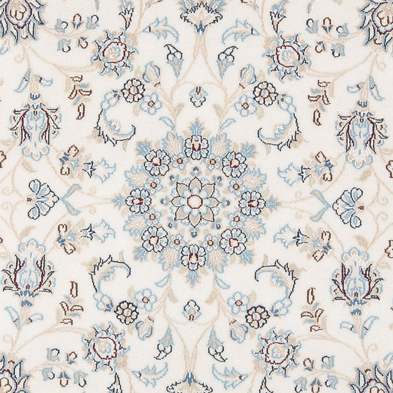 Persisk tæppe - Nain - Premium rundt  - 149 x 149 cm - creme
