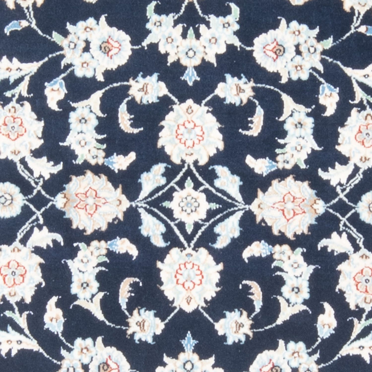 Løber Persisk tæppe - Nain - Royal - 203 x 80 cm - mørkeblå